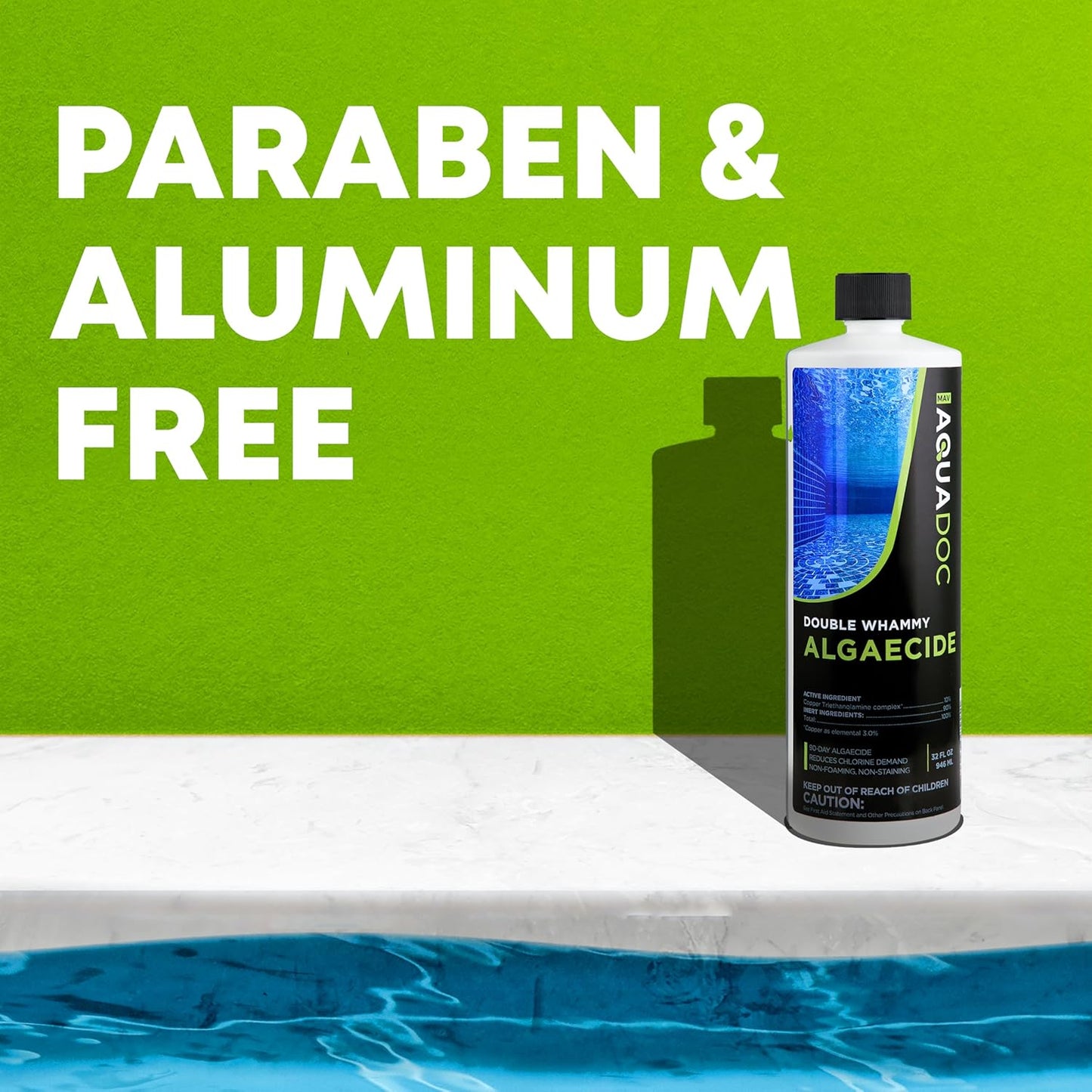 Copper Pool Algaecide for Swimming Pool - 90 Day